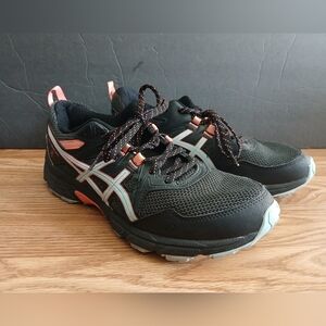 ASICS Black and Pink Womrn's Sneakers